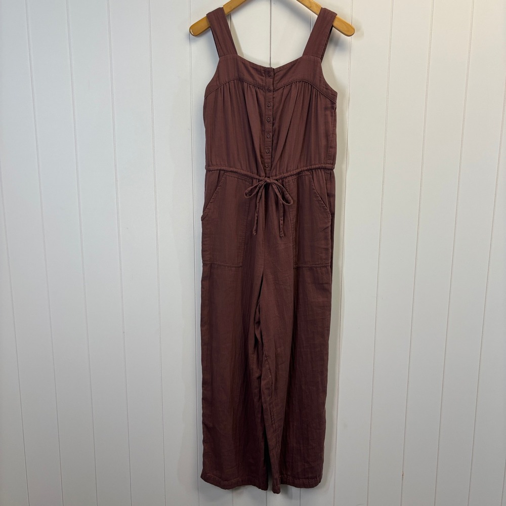 Old Navy Boho Wide Leg Sleeveless Jumpsuit Size S Cottage Minimalist Summer Chic